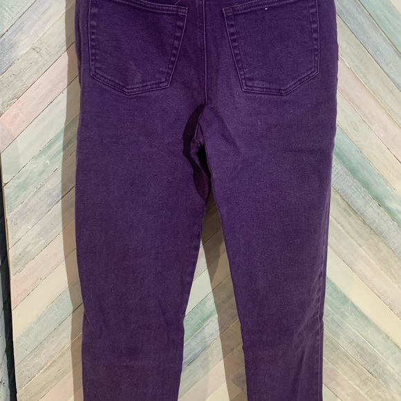 Retro Gloria Vanderbilt high waisted  purple denim. - Picture 5 of 7